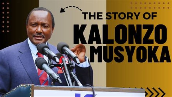 Discoveries And Insights Into Kennedy Musyoka Kalonzo